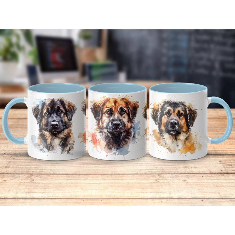 Mug, 3, Light Blue