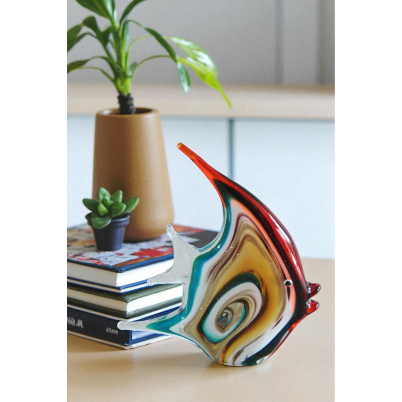 Sculpture en verre Nelfao 8 pi x 2 po x 9 po H