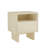 Ella 20" W Modern Nightstand with 1 Full Extension Drawer in Cream-2124212148