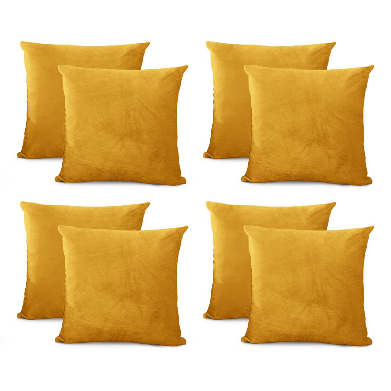 Aldino Square Cushion, Ochre