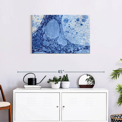 Avery Marbled Blue Abstract