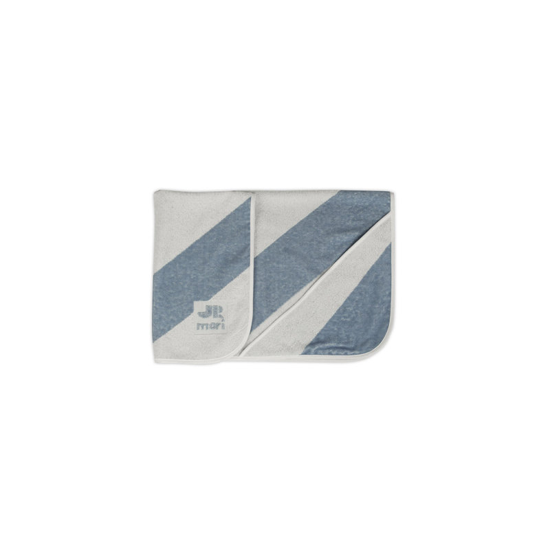 Serviette de bain douce et absorbante, 100% coton, 31,5 po x 31,5 po | Lavable à la machine à 104 ° F, sans javellisant | Doux pour la peau de bébé, idéal pour l'heure du bain et du jeu, joli design bleu pour les garçons et les filles