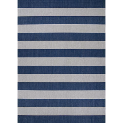 Tapis intérieur ivoire rayé Gannett