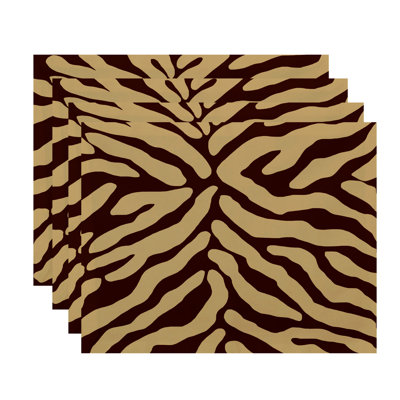 Akheelesh Polyester Abstract Rectangle Placemat