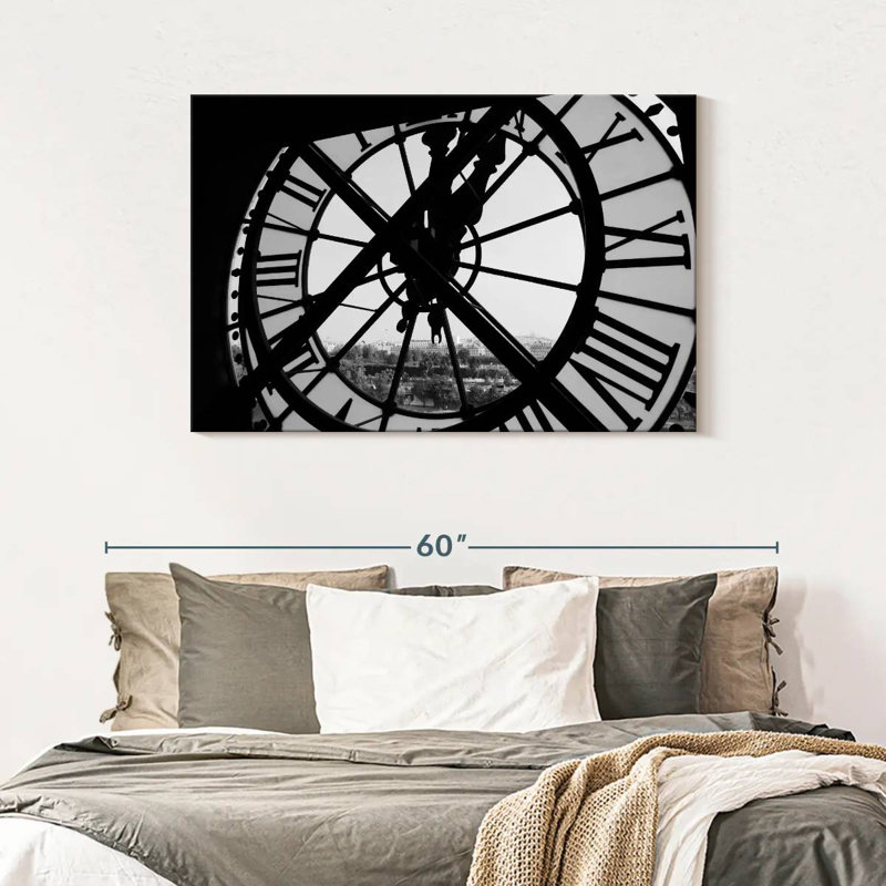 Clock Tower Window, 30" H x 45" W