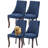 Modern Simplicity Linen Upholstered Dining Chairs Set of 4-1878337992