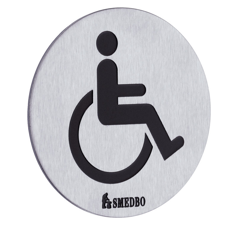 Enseigne adhésive ADA accessible