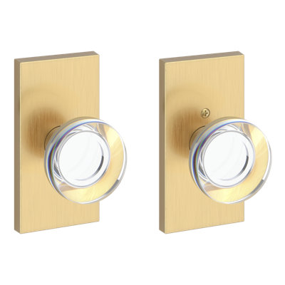 Baldwin Crystal Knob 2.1875 Diameter Round
