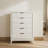 Asteria 38.5"W 5-Drawer Chest · Antique White 