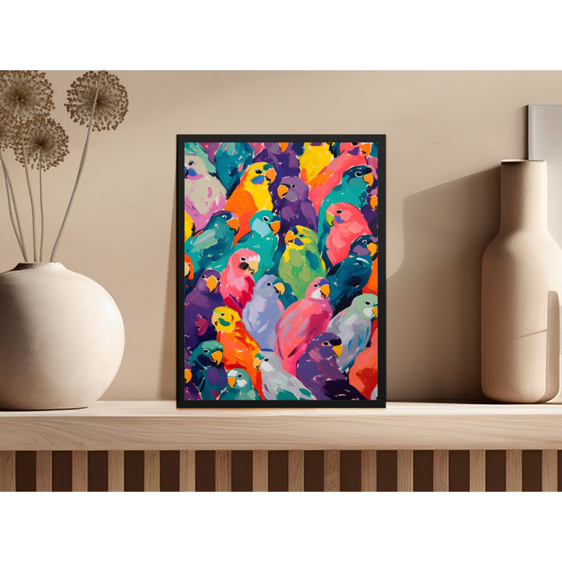 Nia 1 Piece Floater Frame Wall Art, 24x36