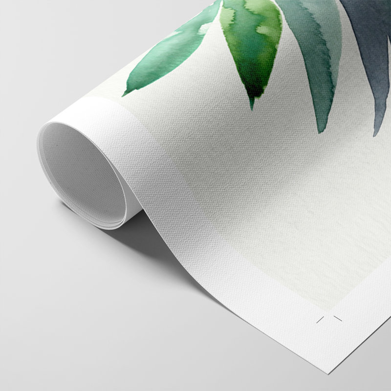 Palm Frond Flow III - Impression sur toile seulement - NON-CADRE