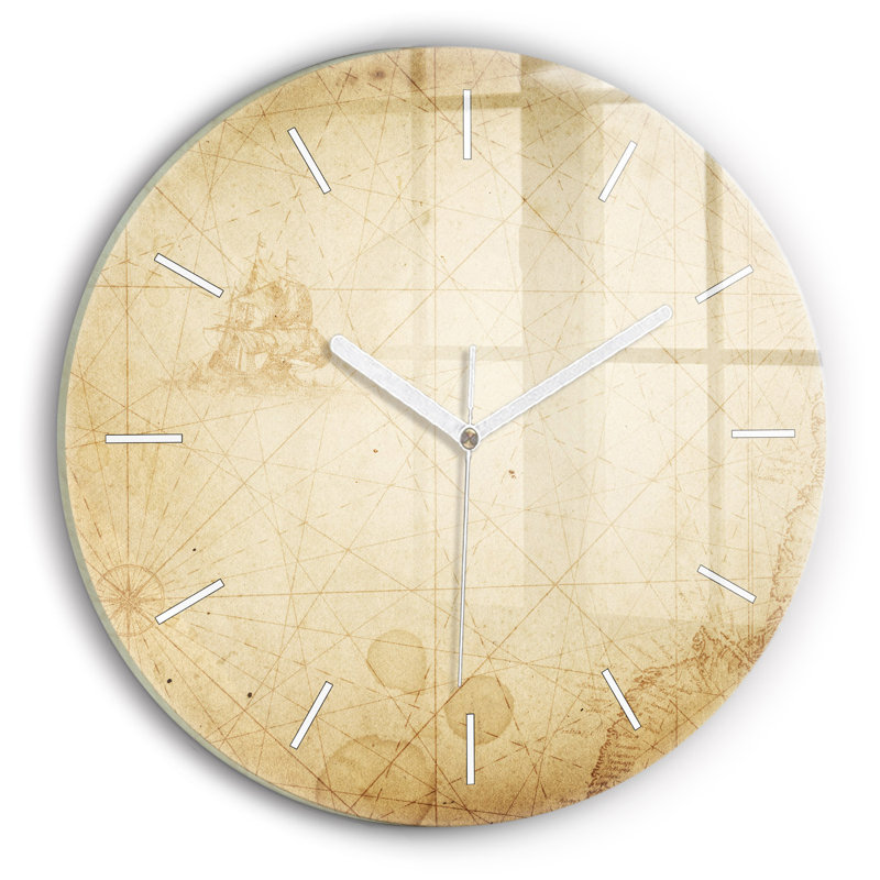 Glass Wall Clock