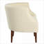 Fauteuil d'appoint rembourré de style Mid-Century capitonné avec pieds en bois de bouleau robuste pour le salon, la chambre et le bureau pour adultes-599111903