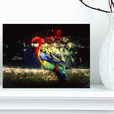 " Colorful Parrot On Branch "