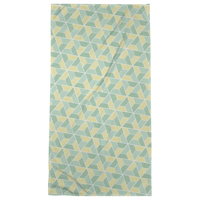Serviette de plage trapézoïdes