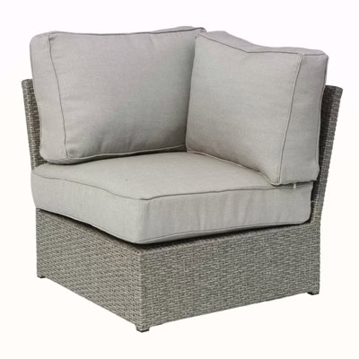 Shick Fully Assembled Corner Wedge Patio Chair With Cushions