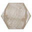 Timeless Hex Calacatta 8-5/8" x 9-7/8" Beveled Porcelain Patterned Wall & Floor Tile