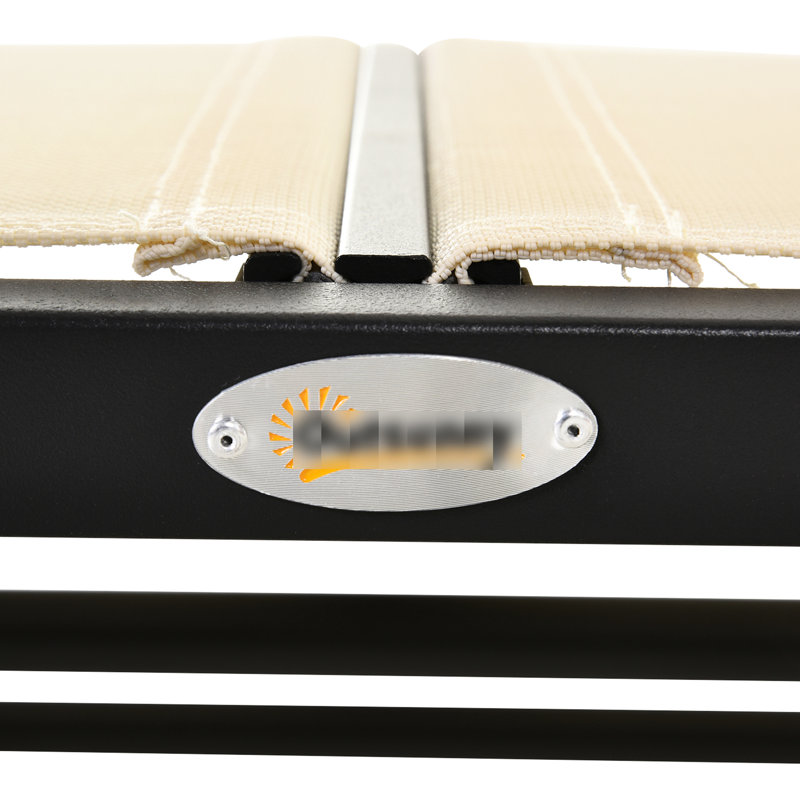 2 sièges berçants, balançoire double pour patio. Tissu beige à écharpe à séchage rapide. Structure en acier thermolaqué, supportant 440 lb Mécanisme lisse, idéal pour la cour, le jardin et le porche. L 47,25 po x l 27,5 po