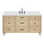 ARIEL Monroe 48 Single Sink Bathroom Vanity with Carrara Quartz Top-1351750970-1376610454-1387025129
