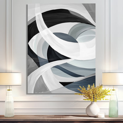 Coastal Rift Beyond The Dunes I - décoration murale en métal minimaliste, impression moderne sur métal