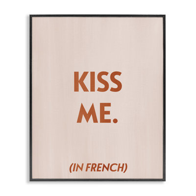 «Kiss Me In French» par Grace Popp