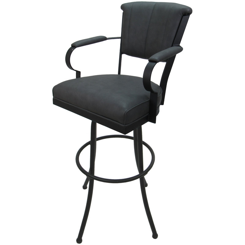 Tabouret pivotant très haut 34 po Halland, Gris
