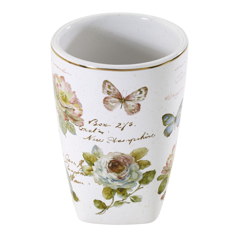 Butterfly Garden Bath Tumbler
