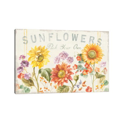 " Floursack Autumn IX Sunflowers " by Danhui Nai