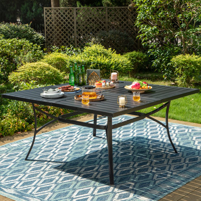 Ballarat Square Steel Outdoor Dining Table