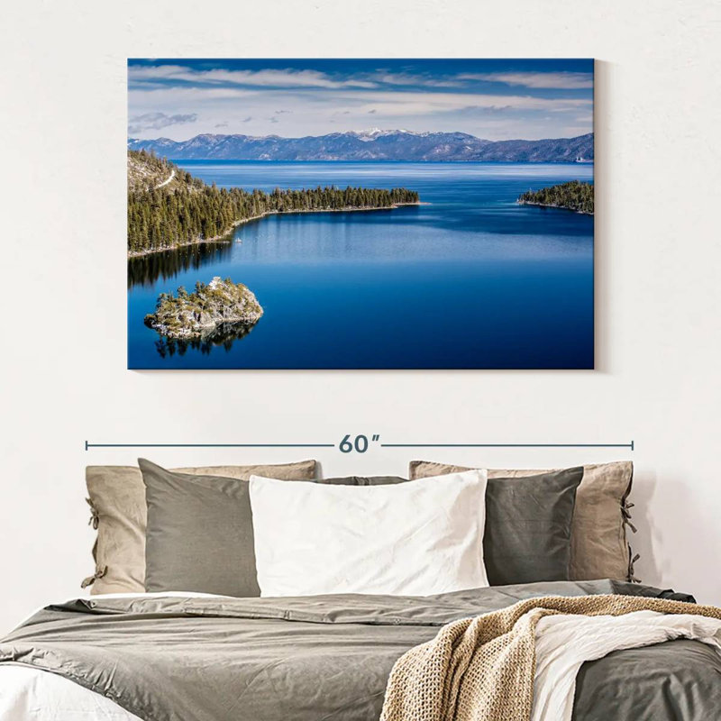 Alvord Majestic Lake Tahoe, H 34 po x l 51 po