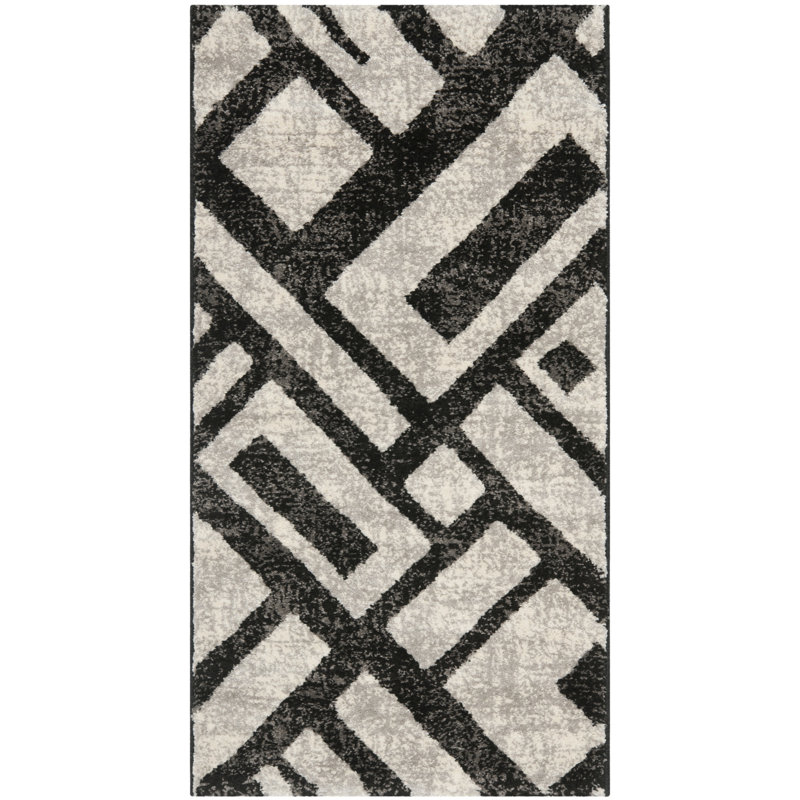 Tapis à motif géométrique Porcello, Rectangle 5 pi 3 po x 7 pi 7 po