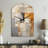 Abstraction I - Arch Shape Abstract Collages 3D Wall Clock-104241240