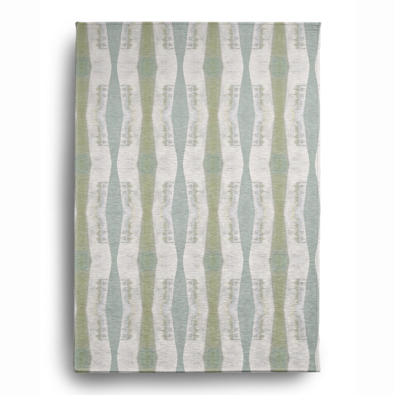 Treport Chenille Abstract Indoor Rug, Rectangle 4' x 6'