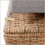 Ensemble de canapé de patio extérieur en rotin 5 pièces, ensemble de mobilier de jardin en forme de L en osier PE-1007766035-1007766036