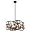 Lustre géométrique 6 lumières unique Maysville