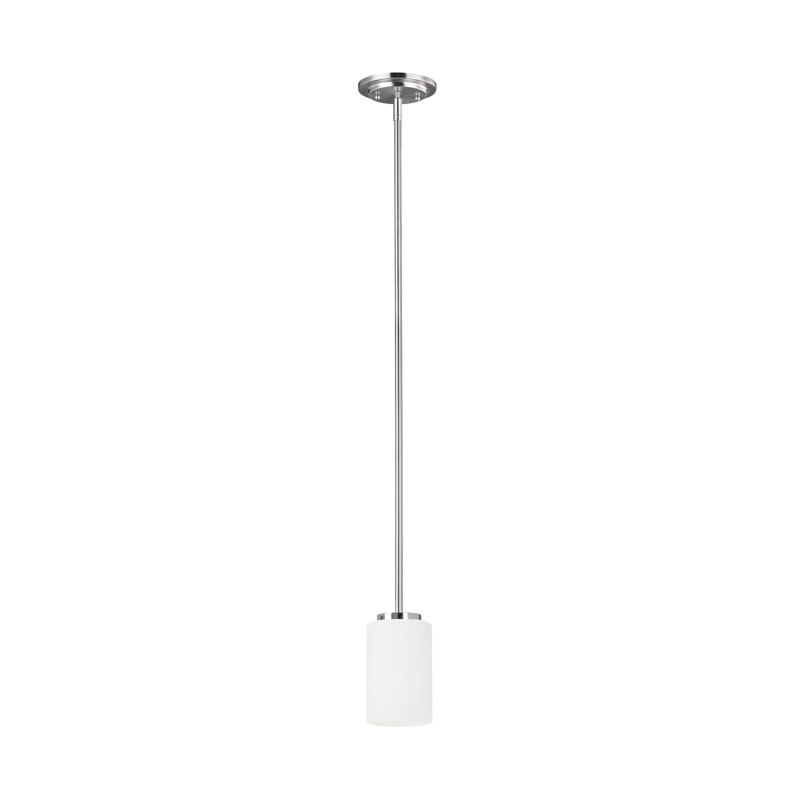 Mini-luminaire à une lumière Oslo de Génération Éclairage , Chrome, Non
