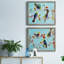 Bitty Birds I - ensemble de 2 reproductions de cadres photo