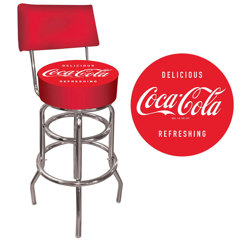 Swivel Upholstered Counter Stool