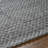 Rectangle Buster Polyester/Wool Area Rug in Charcoal-695411248