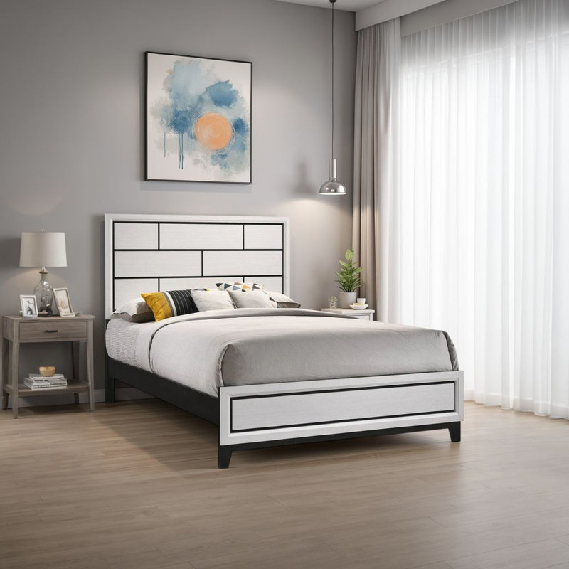 Standard Bed, Twin, White