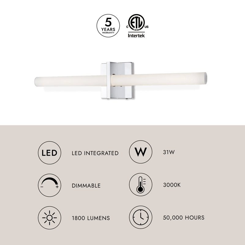 Camden Dimmable LED Bath Bar