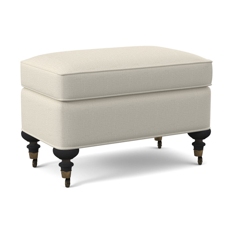 Devan Ottoman, Elise Linen, Espresso