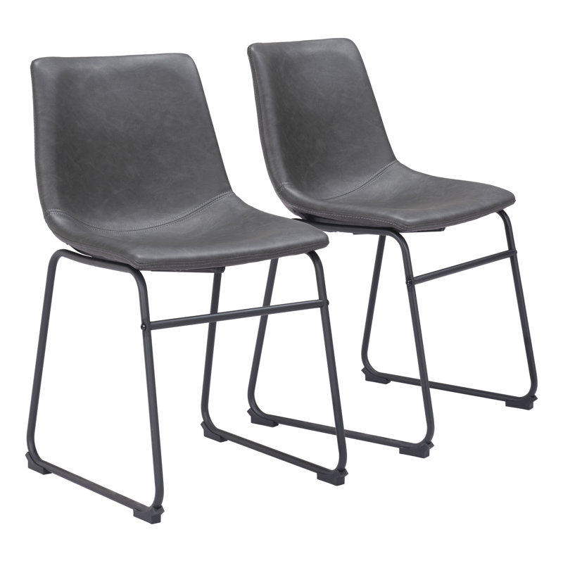 Chaise d'appoint Smart, Gris anthracite