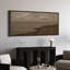 «Calm Coastal Shoreline Cloudy Moody Seascape», reproduction d'art sur toile encadrée dans la chambre principale-484871286-484871247