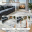 Rectangle Abstract Washable Area Rug-2006059748