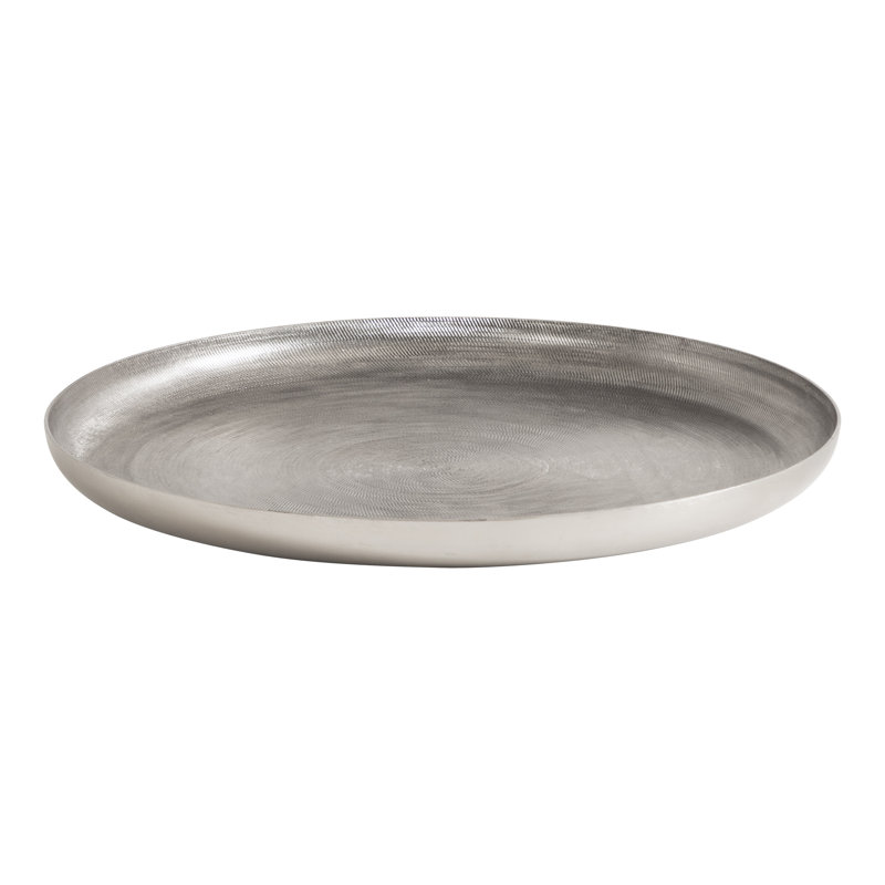 Plateau de service Hensley, Argent, H 1,3 po x l 16,1 po x P 16,1 po