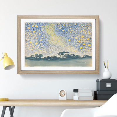 Landscape with Stars Vol.1 by Henri-Edmond Cross - Picture Frame Painting