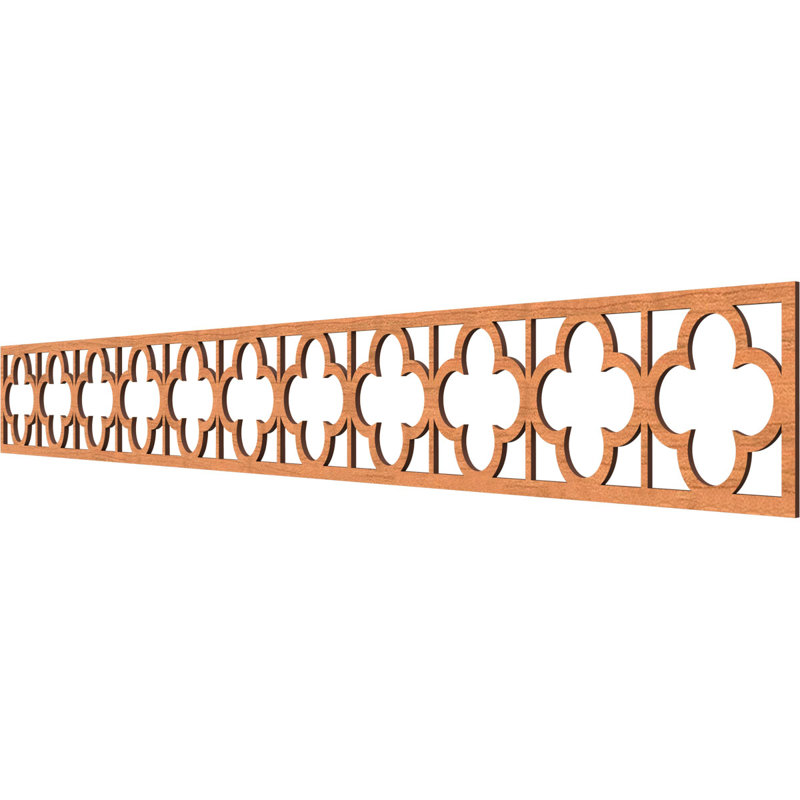 Moulure à panneau Woodall, Cerisier, H 6 po x l 46,5 po x P 0,25 po