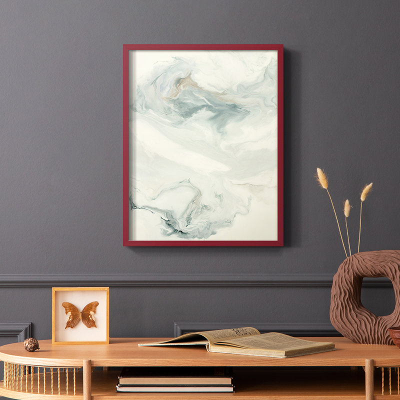 Reproduction encadrée sans titre - bois massif, Brun, H 14 po x l 11 po