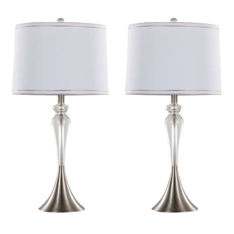 Lampe de table contemporaine en cristal - ensemble de 2